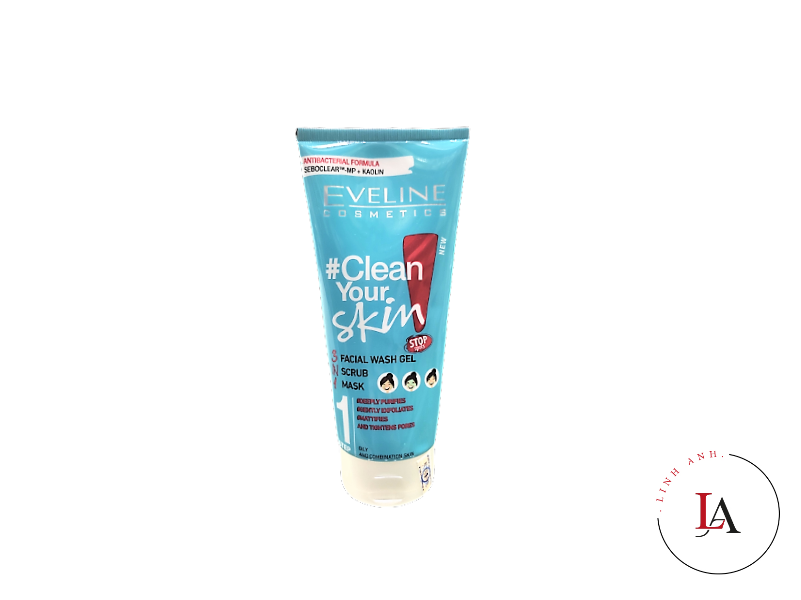 Gel Rửa Mặt Eveline SOS ngừa mụn 200ml